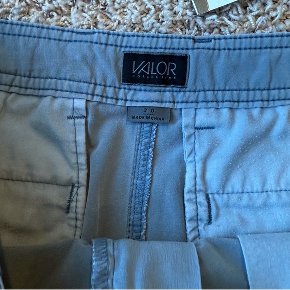 VALOR MEN'S GREEN GRAY BLUE GOLF SHORTS SIZE 30 - Picture 6 of 13